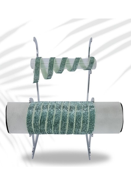 1 cm Simli Kadife Kurdele 5 Metre