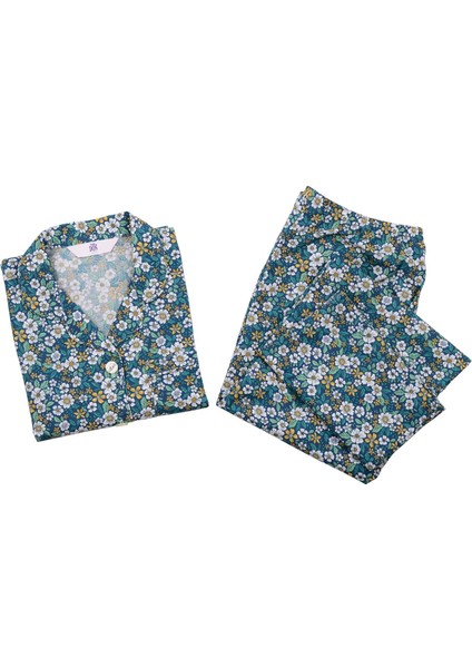 Poplin Kadın Pijama Takımı Desen 46