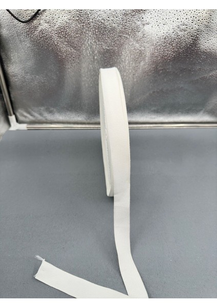 2 cm Grogren Şerit-Ekru-5 Metre