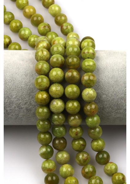 Yeşil Opal Doğal Taş Dizi 10 mm Küre Kesim