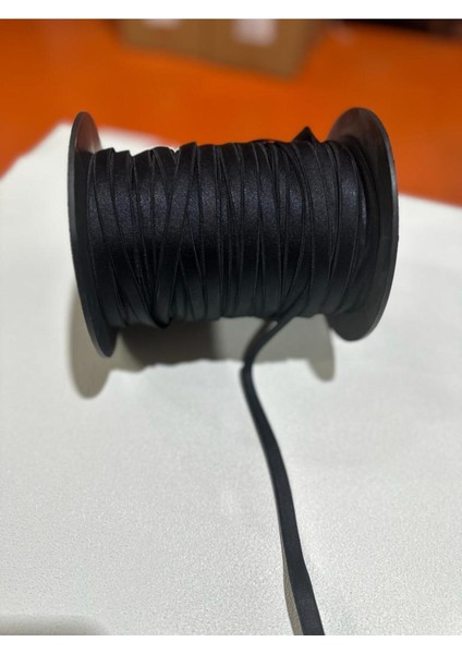 1 cm Askı Lastiği 5 Metre Siyah