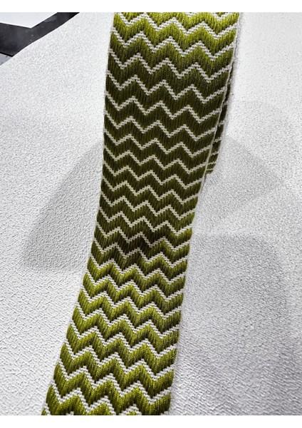 5 cm Desenli Şerit Yeşil 5 Metre