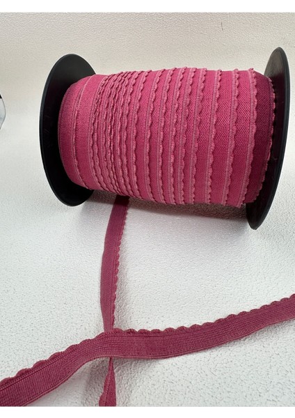 1.2 cm Iç Çamaşır Lastiği 5 Metre Pembe