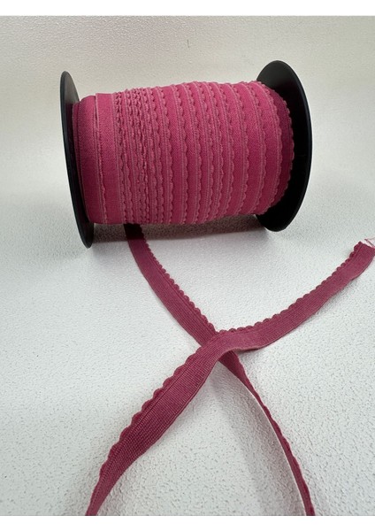 1.2 cm Iç Çamaşır Lastiği 5 Metre Pembe