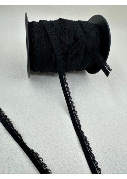 1 cm iç çamaşır lastiği-5 metre-siyah