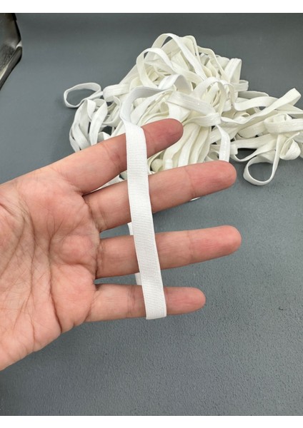 1 cm Silikonlu Askı Lastiği-5 Metre