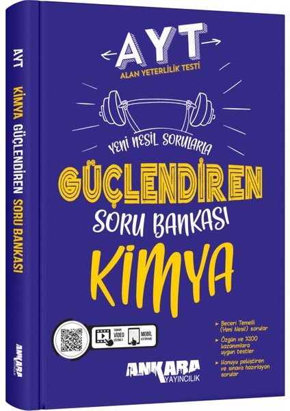 Ankara Ayt Kimya Güçlendiren Soru Bankası Ankara Yayınları fiyatları