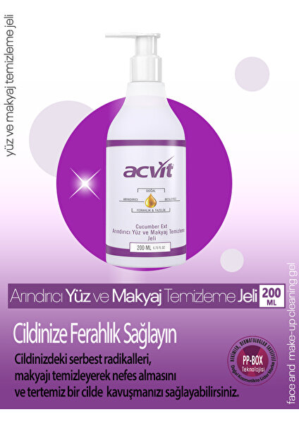 Arındırıcı Yüz Ve Makyaj Temizleme Jeli - 200 ml