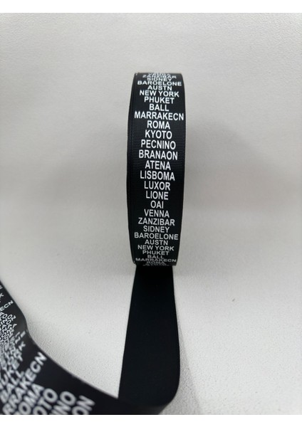 Baskılı Grogren Şerit-5 Metre