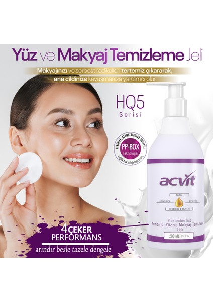 Arındırıcı Yüz Ve Makyaj Temizleme Jeli - 200 ml