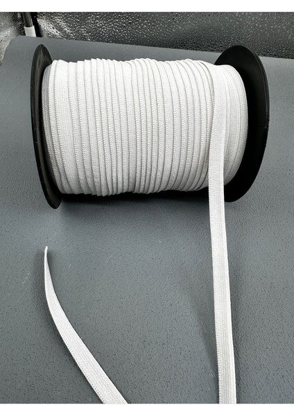 7 mm iç çamaşır lastiği-5 metre-beyaz