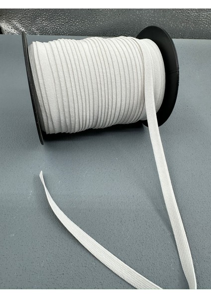 7 mm iç çamaşır lastiği-5 metre-beyaz