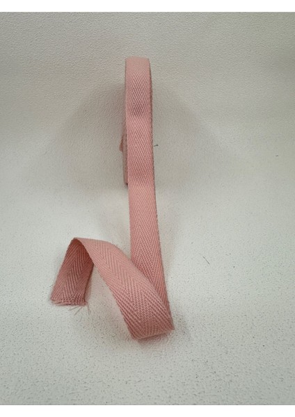2 cm Balıksırtı Şerit-Gül Kurusu-5 Metre