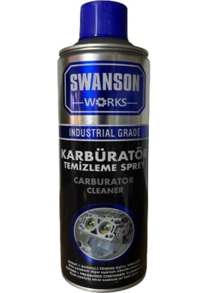 Swanson Works Boğaz Kelebek ve Karbüratör Temizleyici Sprey 500 ml 24 Adet 1 Koli