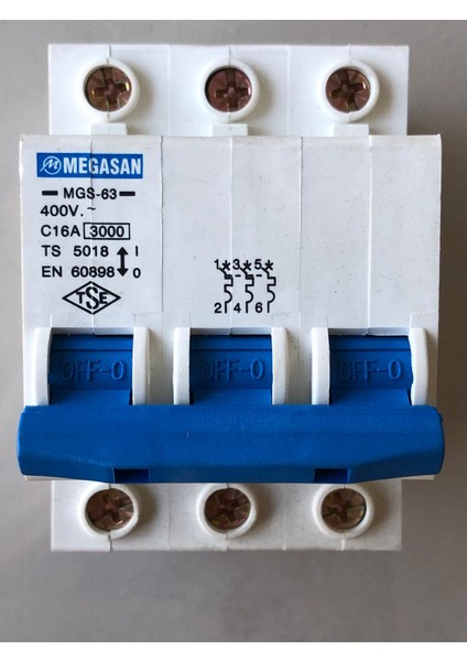 Mgs-63 C 3X16A 0tomatik Sigorta fiyatları