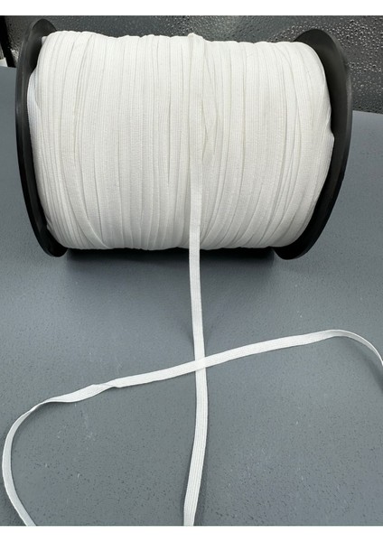 5 mm iç çamaşır lastiği-5 metre-beyaz
