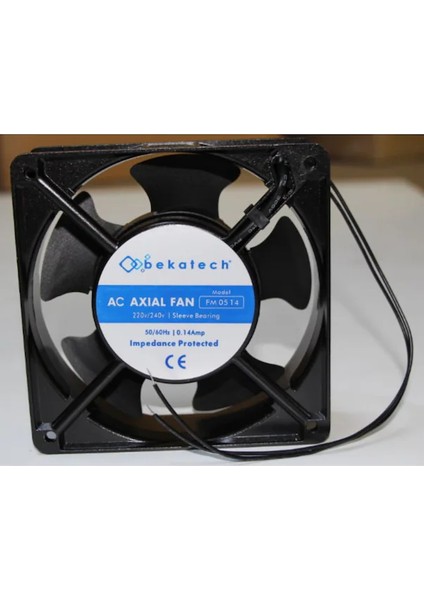 Kare Fan Motoru 120 x 120 Mm. Bekatech Axıal Fan