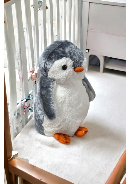 Zolo Kids Pingu Penguen Uykucu Dolum Oyuncak 40CM Orta Boy Bebek Uyku ve Oyun Arkadaşı