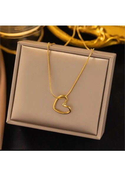 Kadın Çelik Kararmaz Love Bombing Kolye 45CM Kadın Kolye modelleri