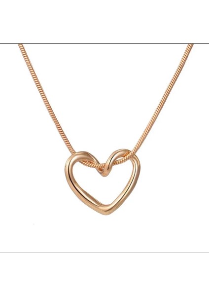 Kadın Çelik Kararmaz Love Bombing Kolye 45CM Kadın Kolye fırsatları