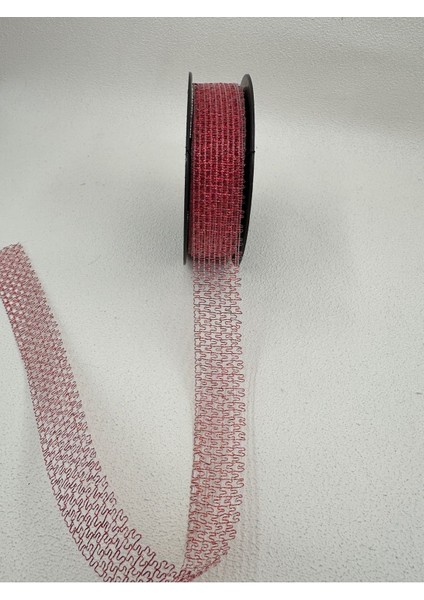 2.5 cm Fileli Organze Şerit-5 Metre