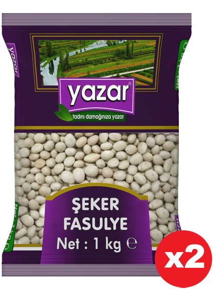 Şeker Fasulye 1 Kg. x 2 Paket