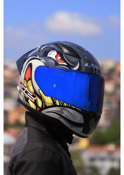 Rapıd 2 Race Spox Gri-Kırmızı Kask