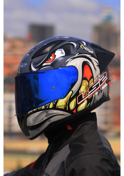 Rapıd 2 Race Spox Gri-Kırmızı Kask