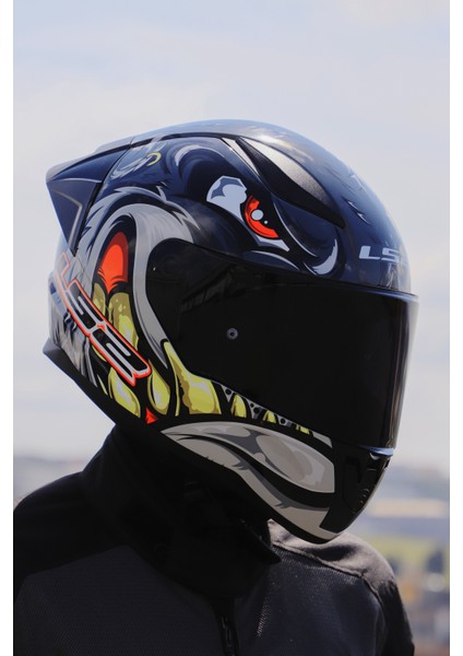 Rapıd 2 Spox Gri-Kırmızı Kask