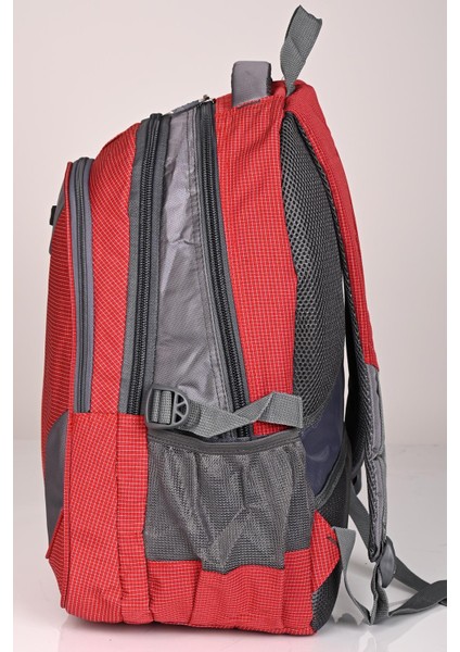 50689 Geniş Hacimli Terletmeyen Sırt Destekli Okul Sırt Çantası Kırmızı modelleri