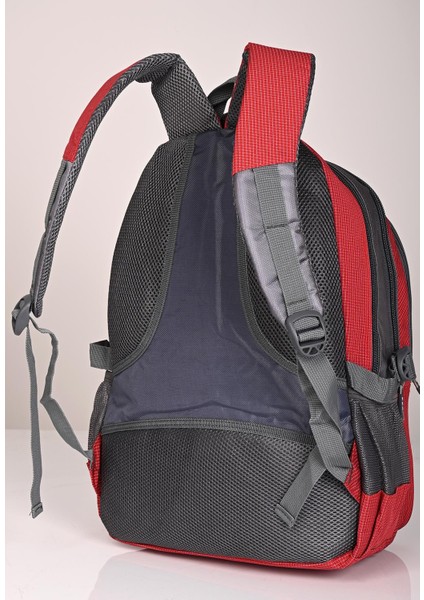 50689 Geniş Hacimli Terletmeyen Sırt Destekli Okul Sırt Çantası Kırmızı fırsatları