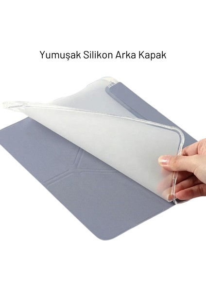 Kalem Bölmeli Matepad Se 10.4 Inç Uyumlu Fuchsia Uyku Modlu Tam Korumalı Tablet Kılıfı
