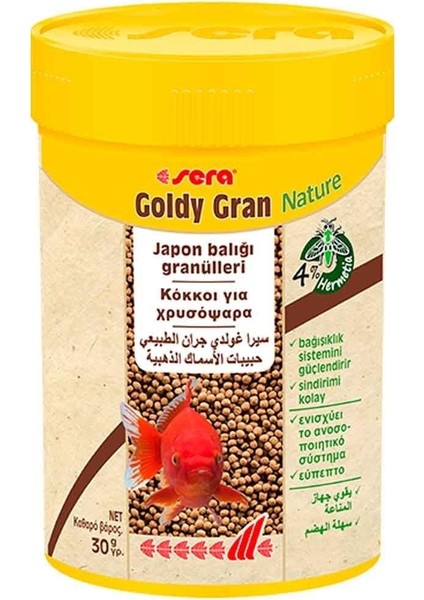 Goldy Gran Nature Japon Balığı Yemi 100 ml