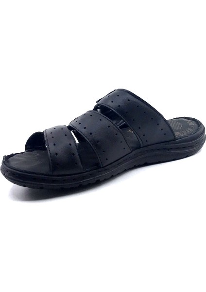 4931 Siyah Erkek Ortopedik Terlik modelleri