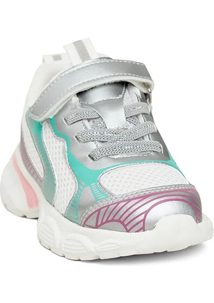 Adam Gümüş Kız Çocuk Bebe Spor Ayakkabı modelleri
