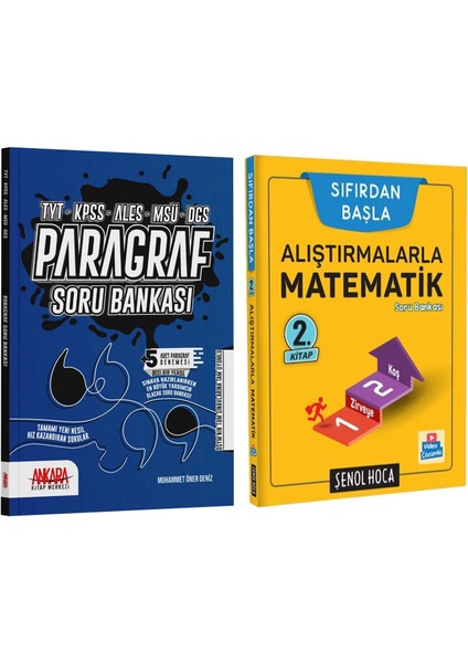 Alıştırmalarla Matematik 2 - Ankara Kitap Merkezi Paragraf Soru Bankası 2'li Set