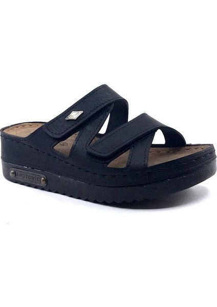 07-980 5 cm Siyah Kadın Yazlık Terlik fiyatları