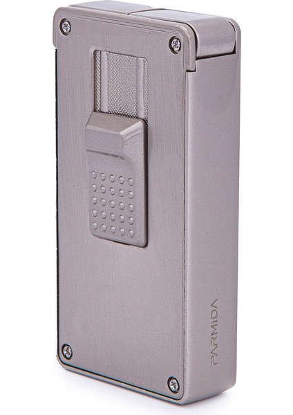 Çift Torch Pürmüz Fırçalı Gümüş Metal Puro Çakmağı fiyatları