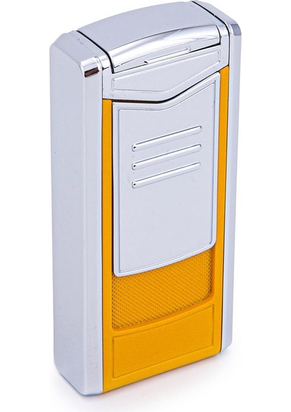 3 Torch Pürmüz Sarı-Gümüş Metal Puro Çakmağı fiyatları
