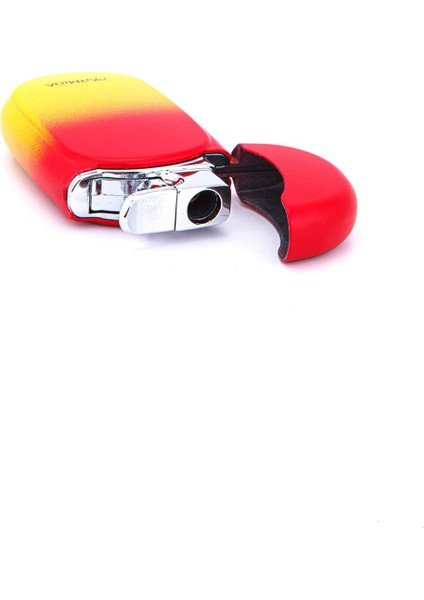 Tek Torch Pürmüz Sarı-Kırmızı Metal Puro Çakmağı modelleri