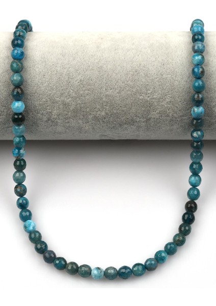 Apatit Doğal Taş Dizi 8 mm Fasetli Küre Kesim fiyatları