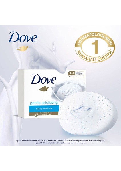 Beauty Cream Bar Katı Güzellik Sabunu Gentle Exfoliating Nemlendirici Etkili 90 G X8 Adet modelleri