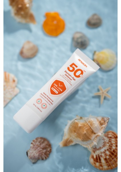 Leke Karşıtı ve Cilt Tonu Eşitleyici Güneş Koruyucu Krem Spf 50 Yaşlılık Karşıtı