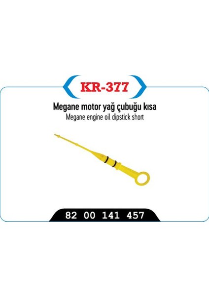 Motor Yag Çubugu Kısa Megane 04 Md. 8200141457 8200678386 Gold