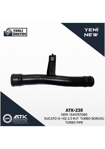 Turbo Borusu  Ducato Iıı +02 2,3 Mjt 1340767080 Gold