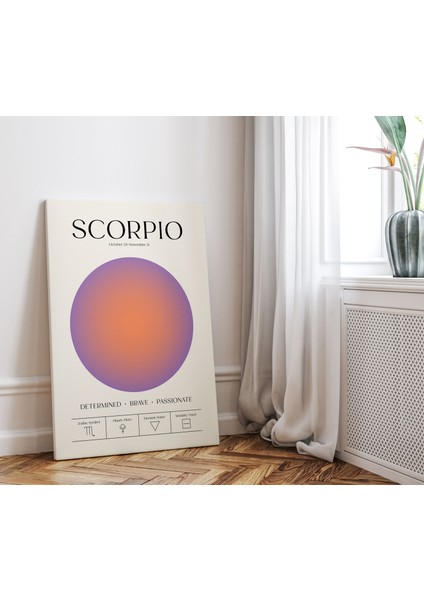 Akrep Burcu Astroloji Minimalist Kanvas Tablo - Salon Oturma Odası Mutfak Ofis Için Duvar Dekoru modelleri