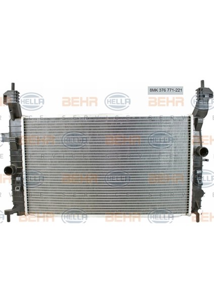 Radyatör 8MK376771221 Merıva (03-) (Z16XE) 1.6 16V (607X366X29) 1300252 1300413 Gold