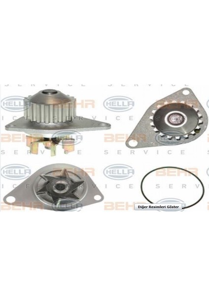 Su Pompası 190009B P206 C2 C3 1.4 Çarkı Küçük Fiorino 1.4i 1201.G0 Gold