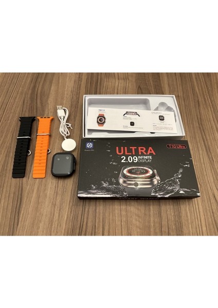 Tekno Trust 2 Yıl T10 Ultra 49MM 1.99" Akıllı Saat Ios/andorid Destekli Arama, Çift Kordon Siyah Ithalatçı