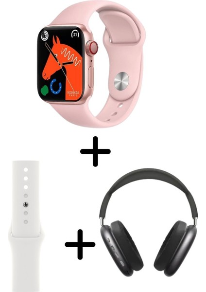 Tekno Trust 6 Ay Watch 8 Akıllı Saat ve P9 Pro Kulaküstü Kulaklık Ikili Paket Kordon Hediyeli Ithalatçı Garanti indirimleri